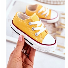 FRROCK Sneakers classiche da bambino Filemon gialle giallo 2