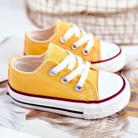 FRROCK Sneakers classiche da bambino Filemon gialle giallo 1