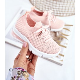 FRROCK Scarpe Sportive Bambino Allacciate Rosa Lena 2
