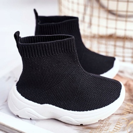 FRROCK Scarpe sportive per bambini Viki alte nere nero 2