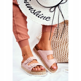 Pantofole da donna Big Star Rosa FF274669 1