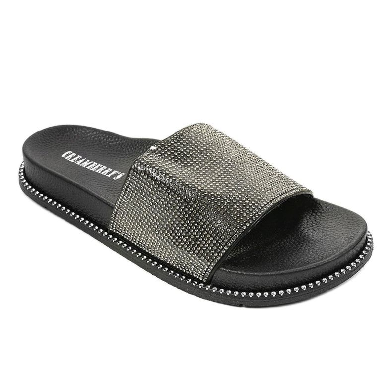 Pantofole nere lucide RL216 nero 1