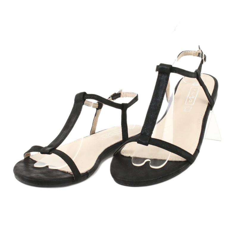 Sandali neri da donna Filippo DS1297 / 20 BK nero 2