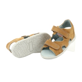 Sandali con velcro Mazurek 314 cammello multicolore giallo 3