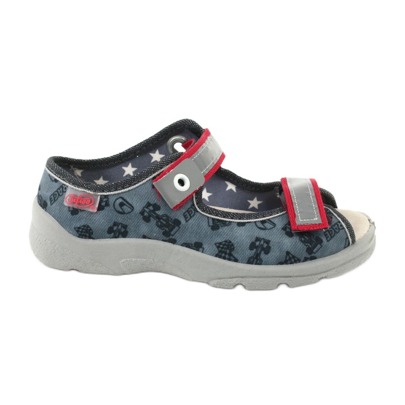 Scarpe per bambini Befado 869X141 rosso grigio 1