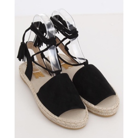 Espadrillas nere da donna BB25 Black nero 2