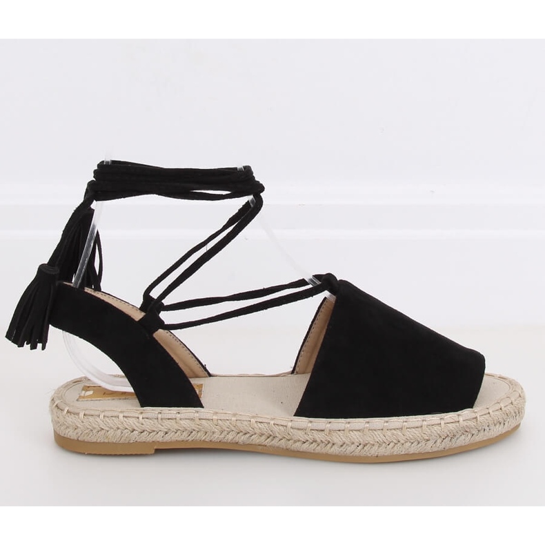 Espadrillas nere da donna BB25 Black nero 1