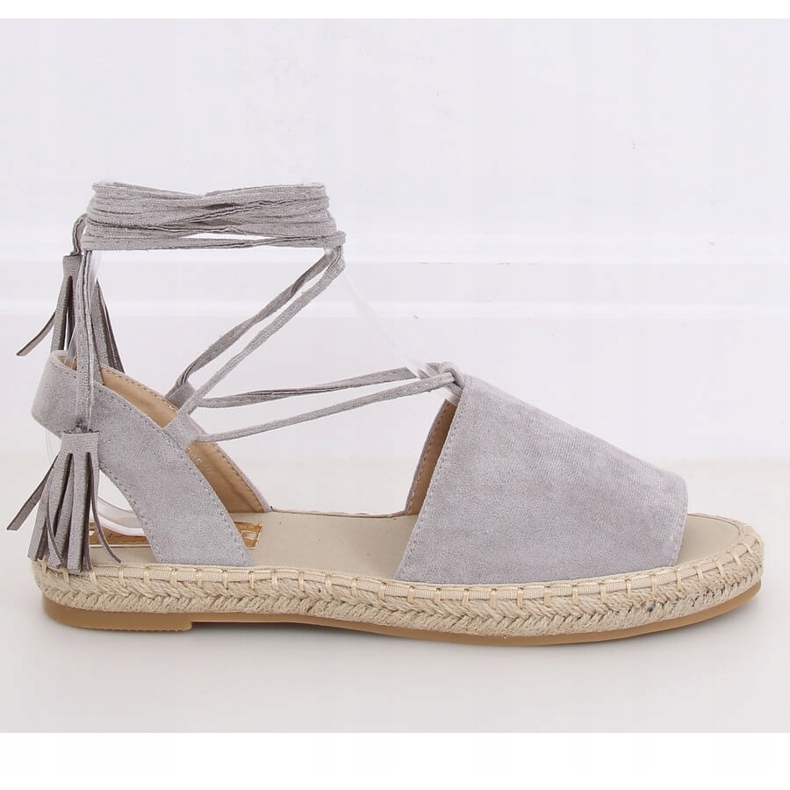 Espadrillas grigie da donna BB25 Grey grigio 1