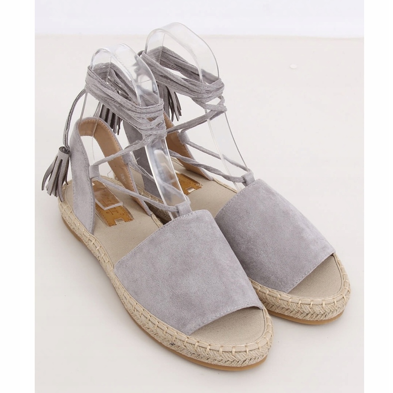 Espadrillas grigie da donna BB25 Grey grigio 2