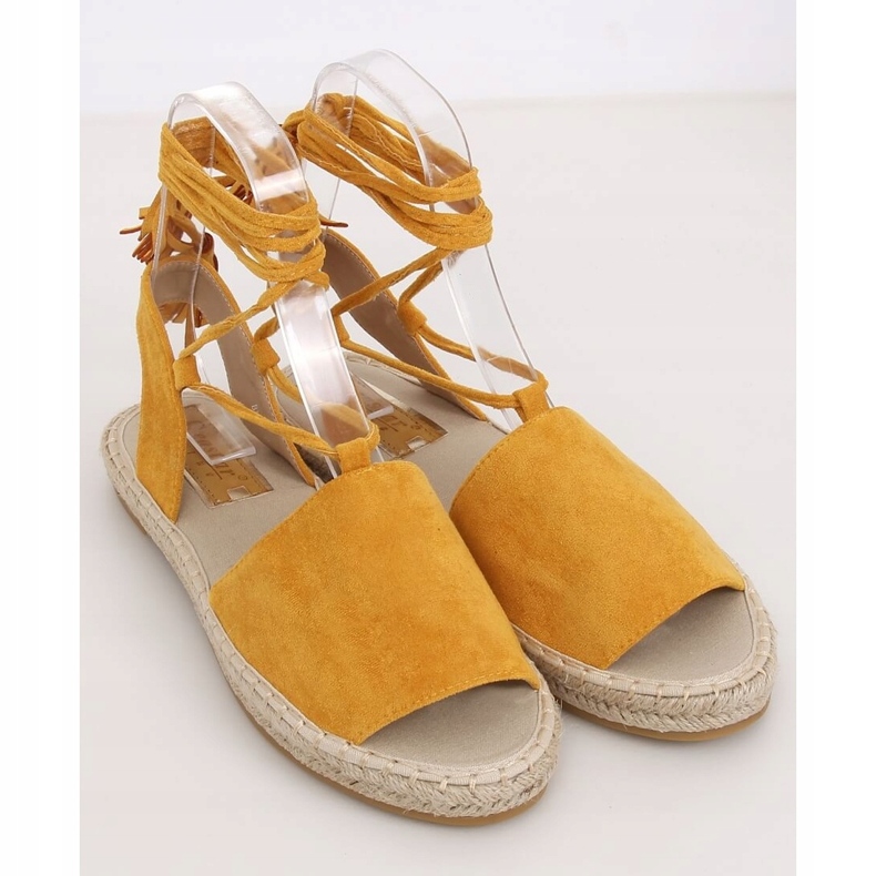 BB25 Espadrillas giallo miele da donna 1