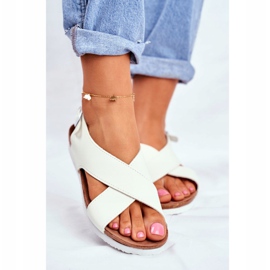 Sandali da donna Big Star White FF274623 bianco 2