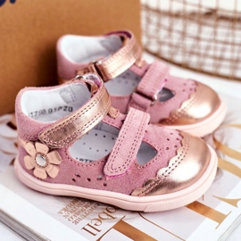 Bartek S.A. Sandali per bambini per ragazze profilattici Bartek T-81798-7 / 91P rosa 1