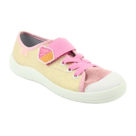 Scarpe per bambini Befado 251Y141 rosa giallo 2
