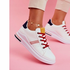 PS1 Scarpe sportive da donna bianche e blu navy Mirra bianca multicolore 1
