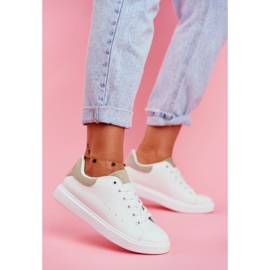 SEA Scarpe Sportive da Donna Bianche con Tacco Verde Milly bianca 2
