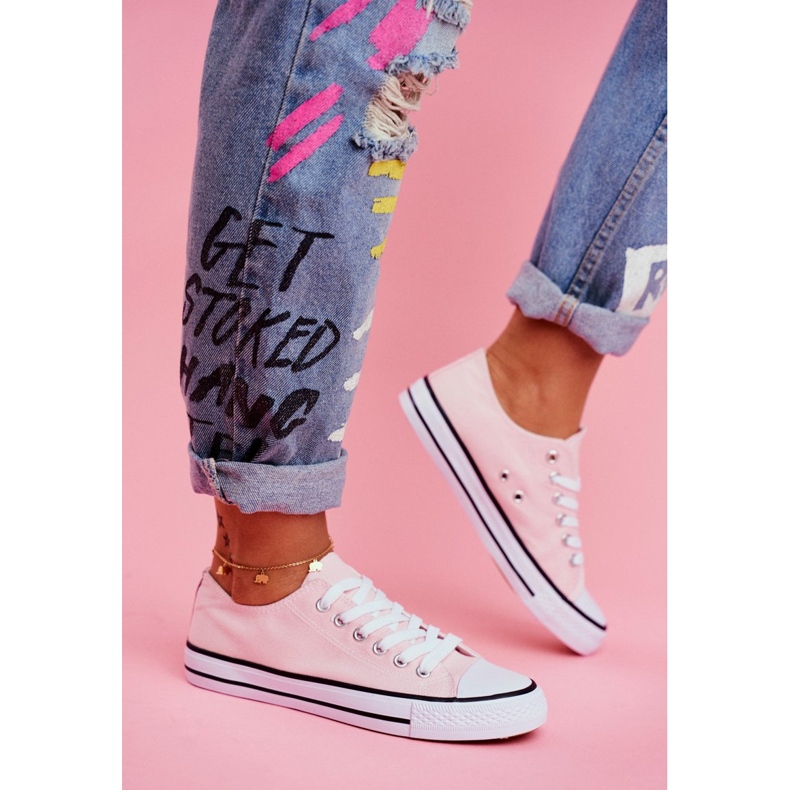 PS1 Sneakers da donna classiche rosa Omerta 2