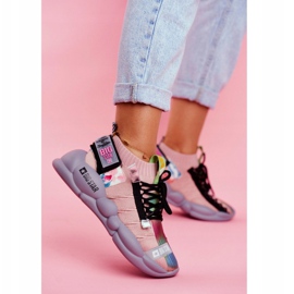 Scarpe Sportive da Donna Big Star di Daniel Lopez FF274A581 rosa multicolore 2