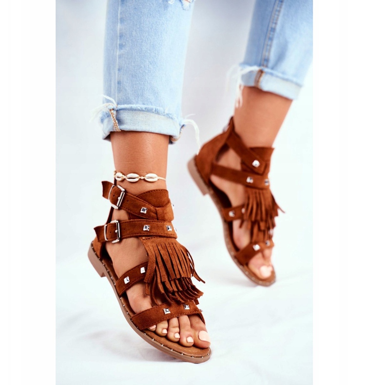 Sandali da donna Boho Camel Balms marrone 2