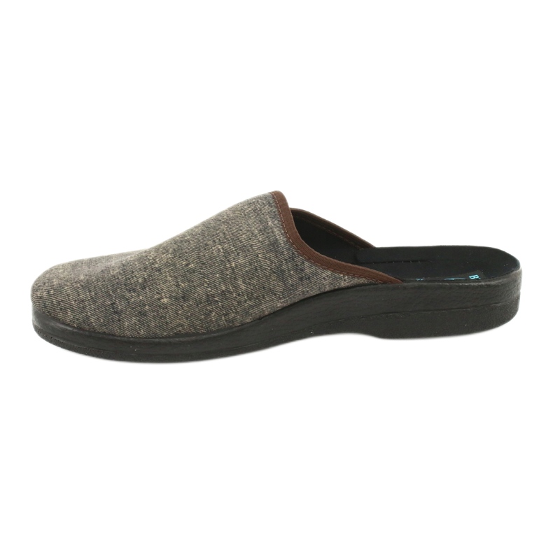 Pantofole da uomo Adanex 24618 grigio 1