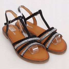 Sandali da donna neri S060123 Nero 1