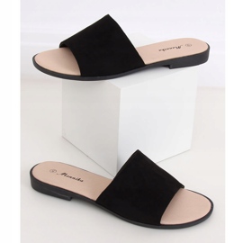 Pantofole nere da donna nere WL1606 Black nero 1