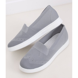 Grigio Sneakers grigie da donna ZK069 Grigio 2