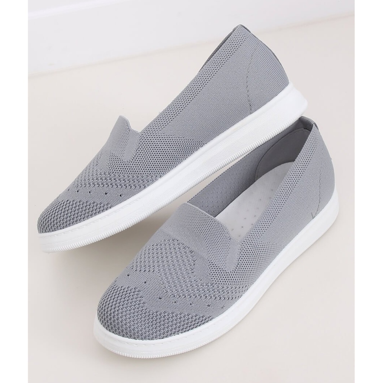 Grigio Sneakers grigie da donna ZK069 Grigio 2