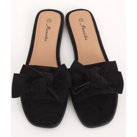 Pantofole nere da donna nere WL1607 Black nero 2