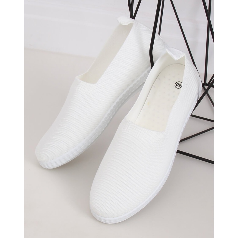 Sneakers bianche da donna ZK118 Bianco bianca 1