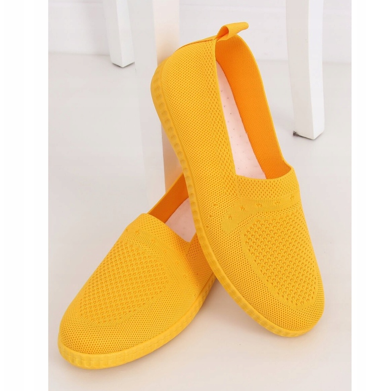 Sneakers gialle da donna ZK116 Giallo 1