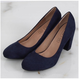 Décolleté sul palo blu navy E08-10 Blu 2