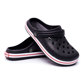Ciabatte da uomo per la piscina Kroksy Pasipheme Black nero 1