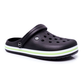 Ciabatte da uomo per la piscina Kroksy Pasipheme Black nero 1