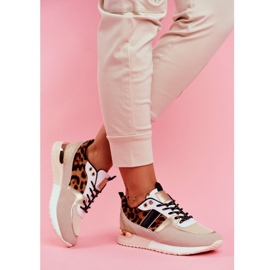 Scarpe Sportive Donna Beige Leopard Himme 2
