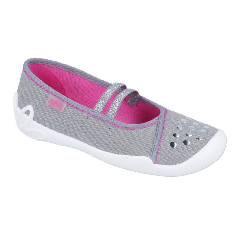 Scarpe per bambini Befado 116Y252 rosa grigio 1