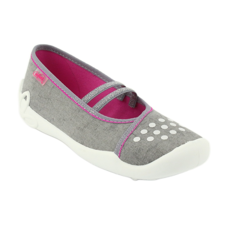 Scarpe per bambini Befado 116Y252 rosa grigio 2