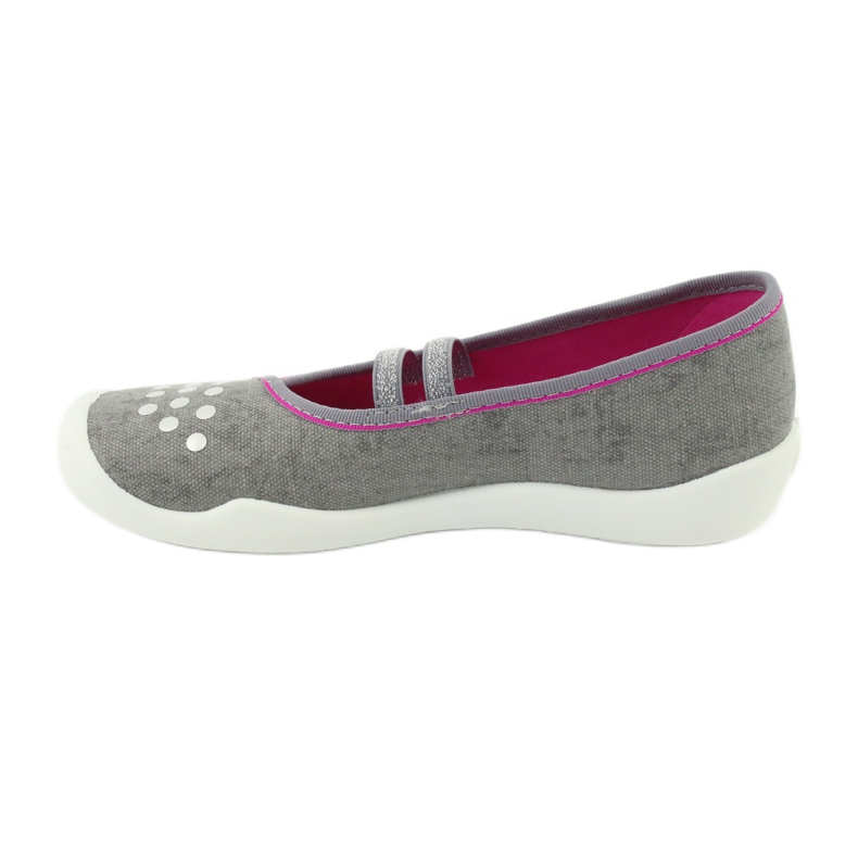 Scarpe per bambini Befado 116Y252 rosa grigio 3