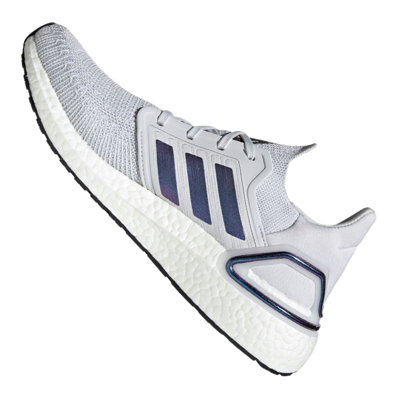 Scarpe adidas UltraBoost 20 M EG0695 bianca multicolore blu 2