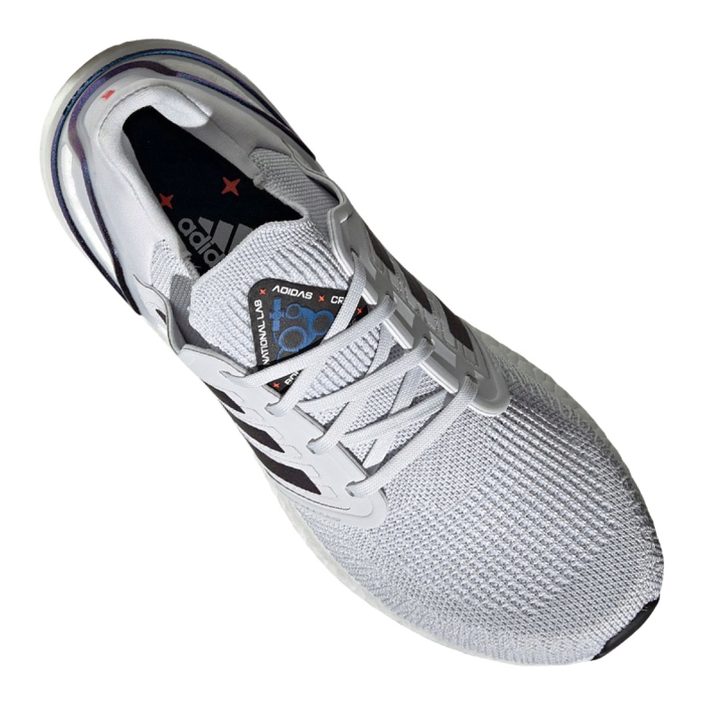 Scarpe adidas UltraBoost 20 M EG0695 bianco multicolore blu 3
