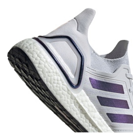 Scarpe adidas UltraBoost 20 M EG0695 bianco multicolore blu 4