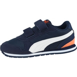 Puma St Runner V Bambini 365295 15 blu navy 1