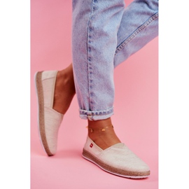 Espadrillas da donna Big Star Slip-on Beige FF276026 2