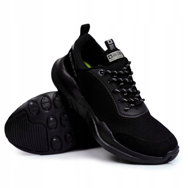 Scarpe Sportive Uomo Big Star Nere FF174177 nero 2