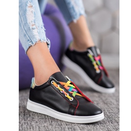 SHELOVET Scarpe sportive alla moda nero 1