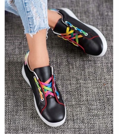 SHELOVET Scarpe sportive alla moda nero 2