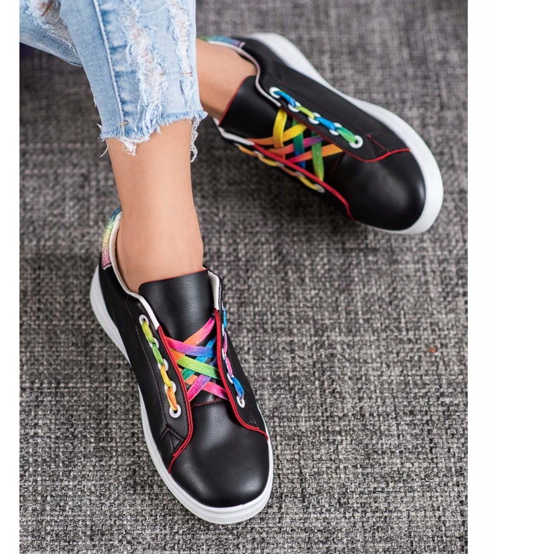 SHELOVET Scarpe sportive alla moda nero 2
