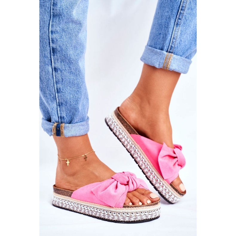 Pantofole Alte Donna Fucsia Mortigo rosa 1