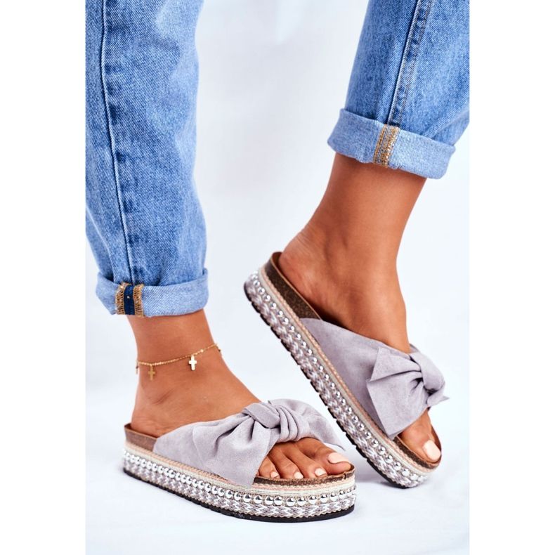 Pantofole Alte Donna Grigie Mortigo grigio 1