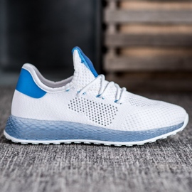 SHELOVET Sneakers bianche traforate bianco 2