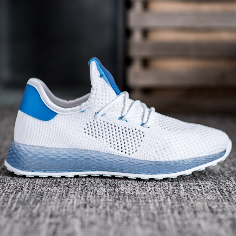 SHELOVET Sneakers bianche traforate bianco 2